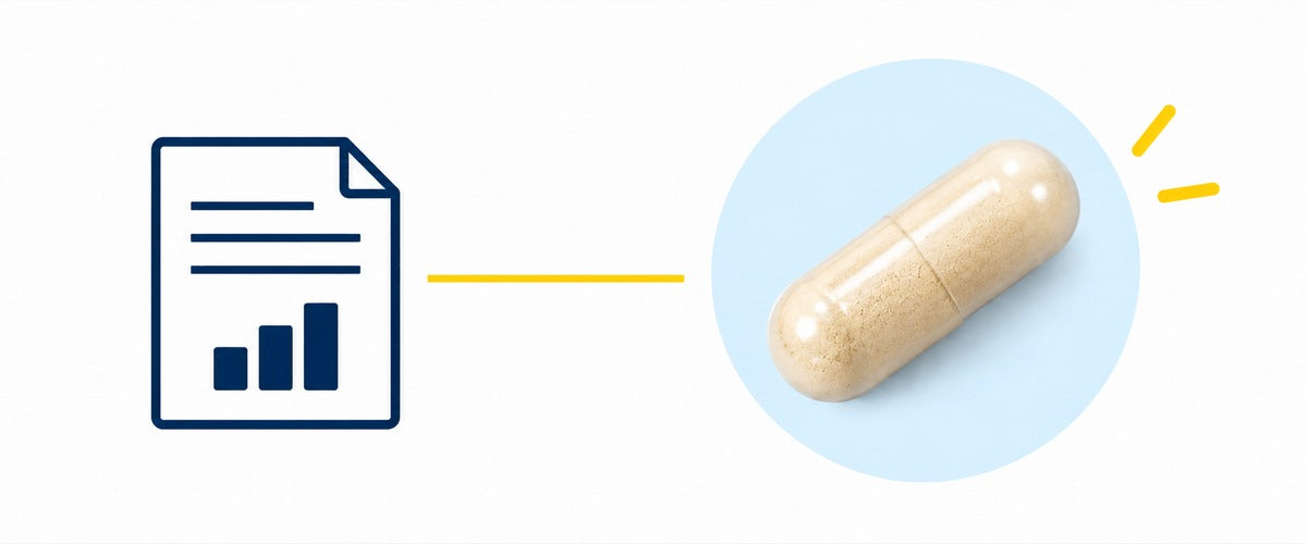 Research document connected to a single capsule