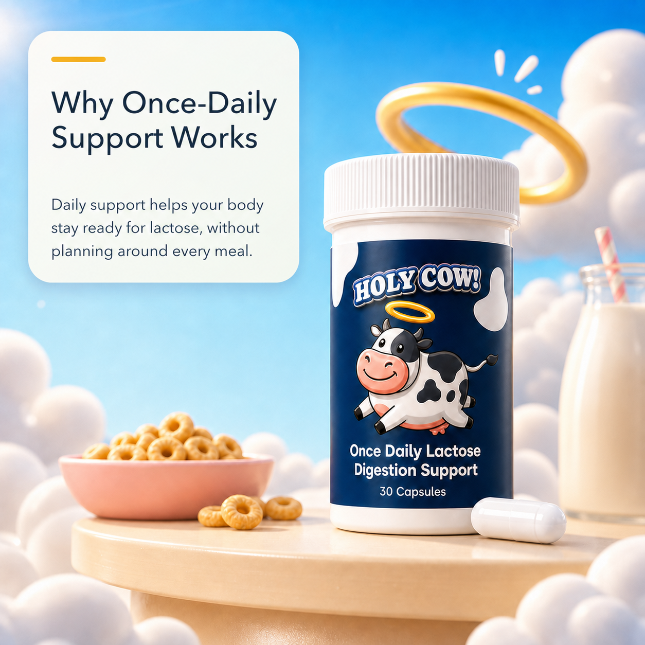 Why once-daily lactose digestion support works